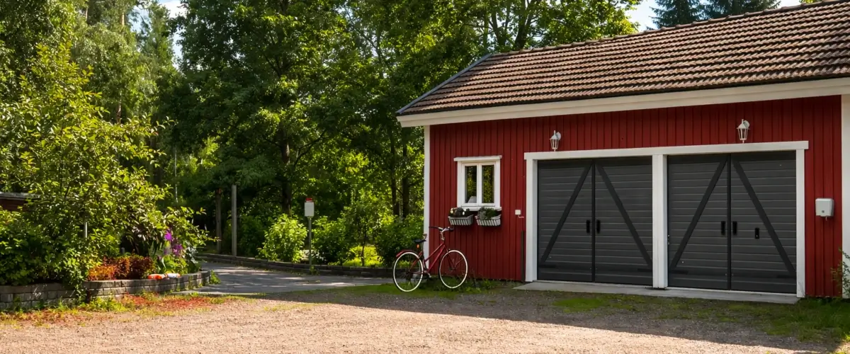 RETRO nosto-ovet koristepaneloinnilla asennettuna Kouvolan Valkealassa